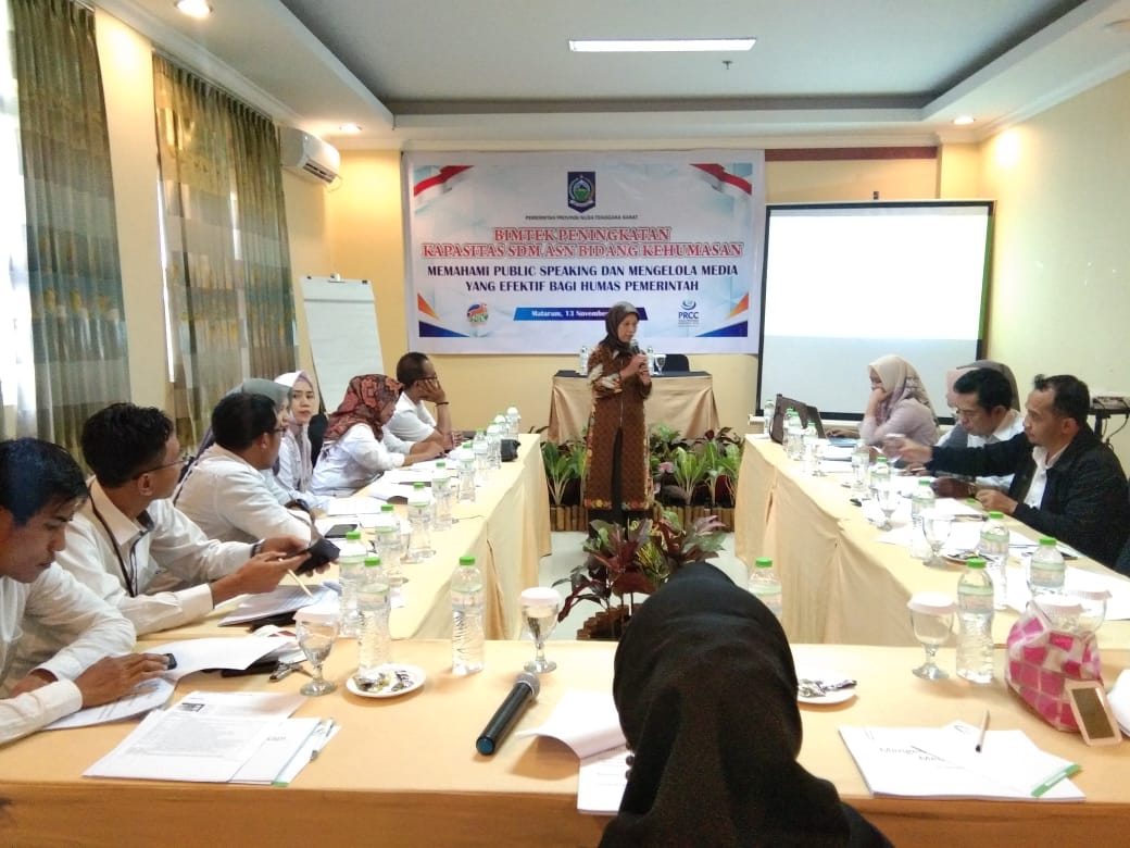 BIMTEK PENINGKATAN KAPASITAS SDM ASN BIDANG KEHUMASAN