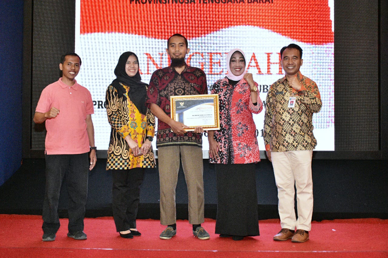 BIRO HUMAS PROTOKOL PROVINSI NTB RAIH PREDIKAT TERTINGGI BP INFORMATIF