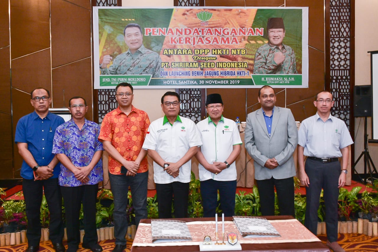 DPP HKTI NTB TANDATANGANI KERJA SAMA DENGAN PT. SHIRAM SEED INDONESIA