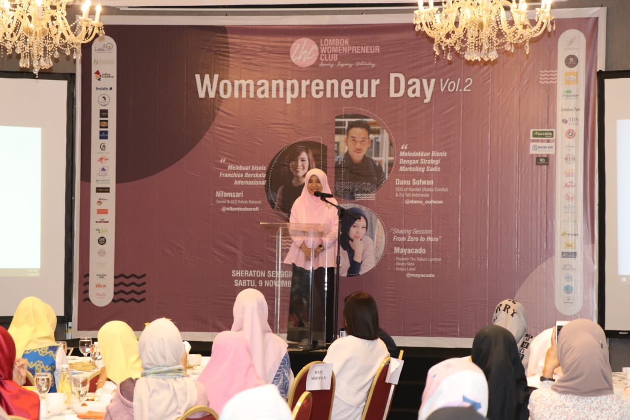 HADIRI ACARA LOMBOK WOMENPRENEUR CLUB, HJ. NIKEN AJAK PELAKU USAHA PERLUAS PANGSA PASAR