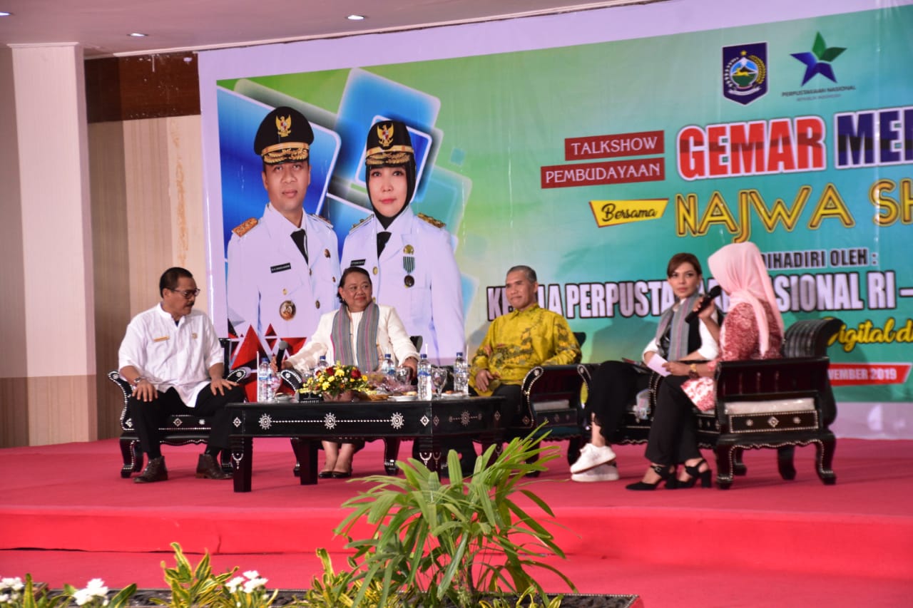 NAJWA SHIHAB BERI MOTIVASI AGAR MASYARAKAT NTB GEMAR MEMBACA