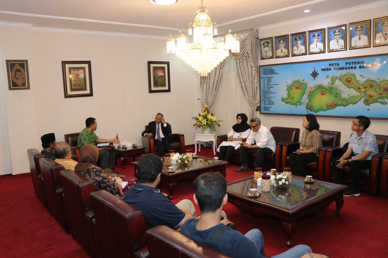 AUDIENSI UNITED NATIONS for INDUSTRIAL DEVELOPMENT ORGANIZATION (UNIDO) DENGAN GUBERNUR NTB
