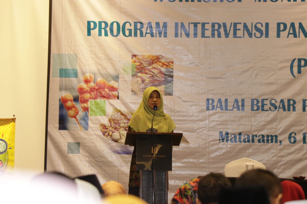 PEMBUKAAN WORKSHOP MONITORING DAN EVALUASI PROGRAM INTERVENSI PANGAN JAJANAN ANAK SEKOLAH