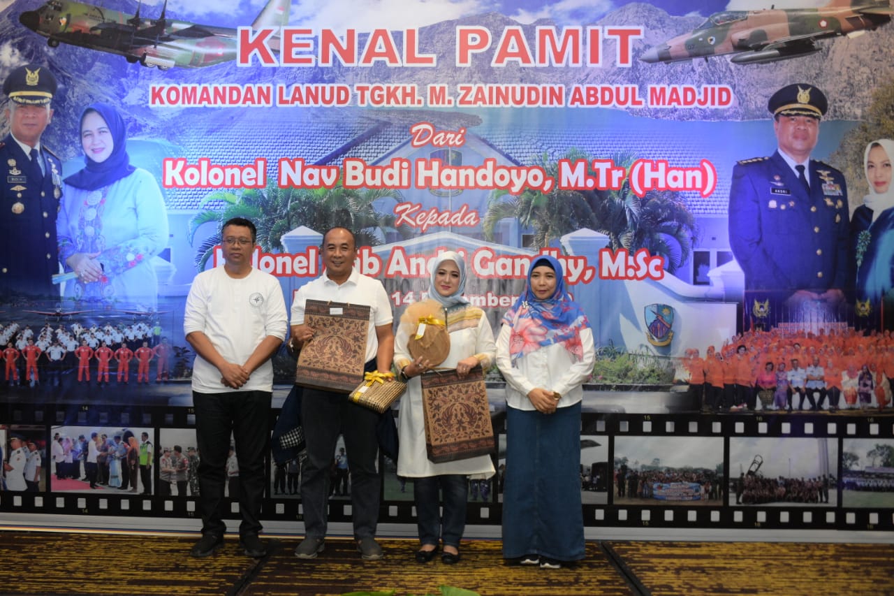 KOMANDAN LANUD ZAM PUJI KEBERSAMAAN DAN KEKELUARGAAN FKPD PROVINSI NTB
