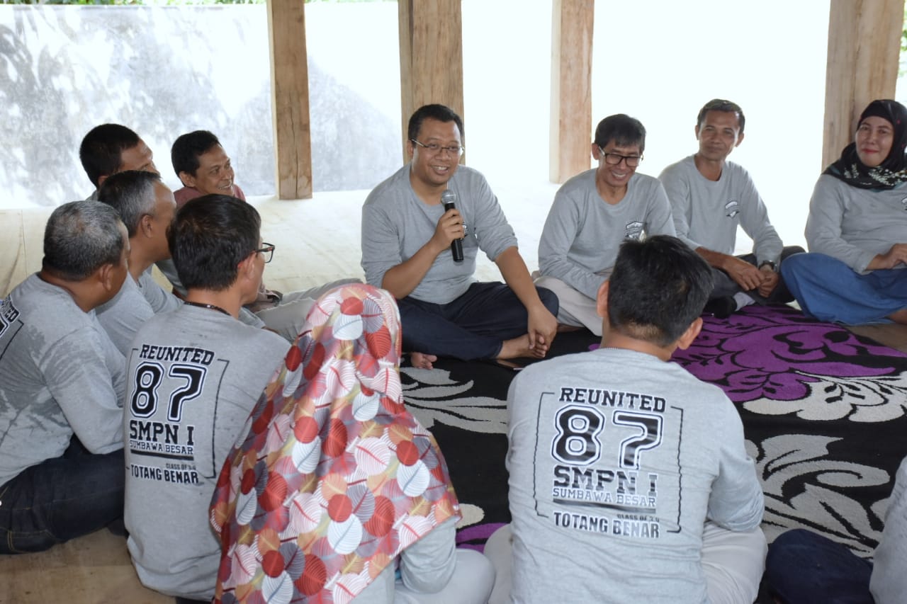 GELAR REUNI, WALI KELAS SEBUT GUBERNUR MURID YANG DISIPLIN