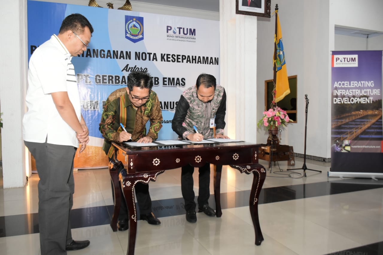 GNE GANDENG POTUM UNTUK PENYEDIAAN AIR BERSIH