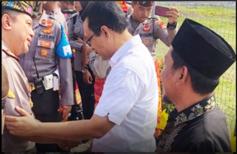 GUBERNUR DAN PIMPINAN DPRD NTB SAMBUT KEDATANGAN IRJEN POL TOMSI TOHIR