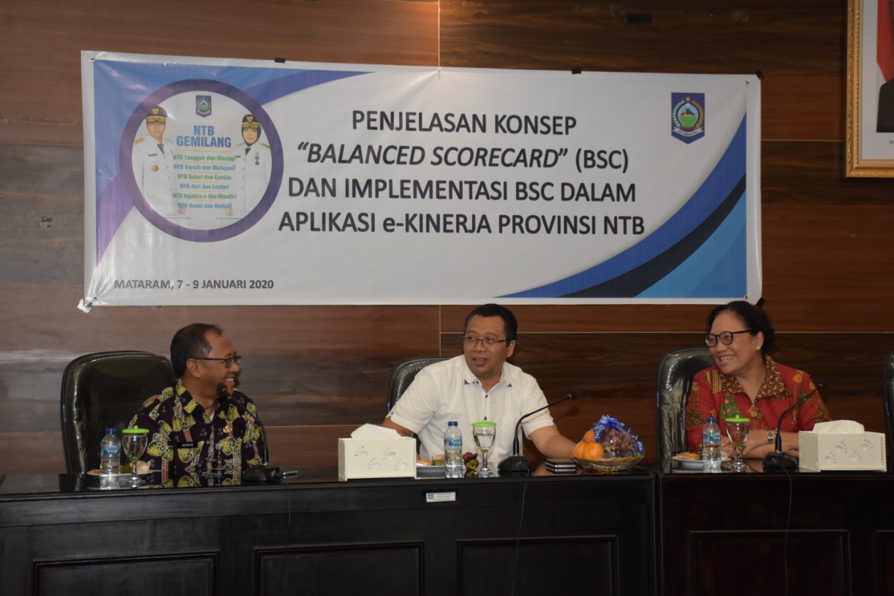 GUBERNUR PIMPIN RAKOR BAHAS KONSEP BALANCED SCORECARD