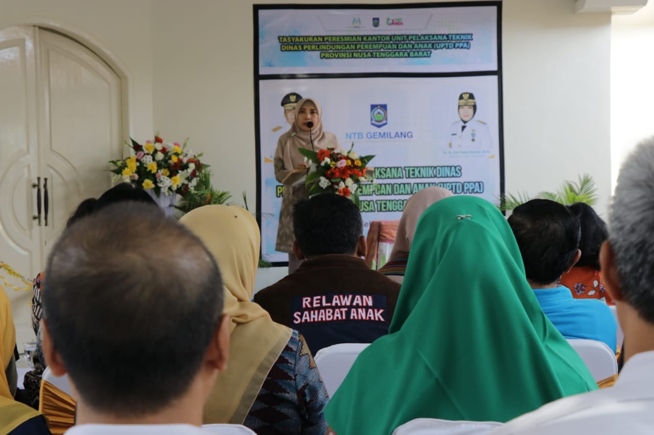 PERESMIAN GEDUNG UPTD PPA DINAS P3AP2KB PROVINSI NTB