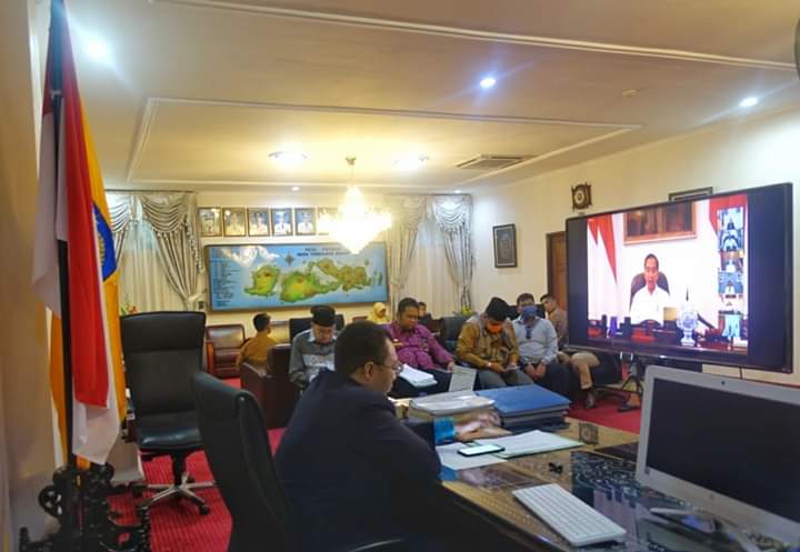 RATAS DENGAN SELURUH GUBERNUR, PRESIDEN JOKOWI SAMPAIKAN ARAHAN