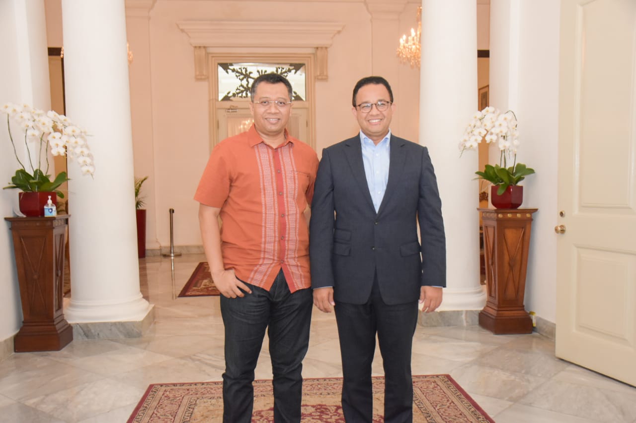 Gubernur NTB bertemu dengan Gubernur DKI Jakarta