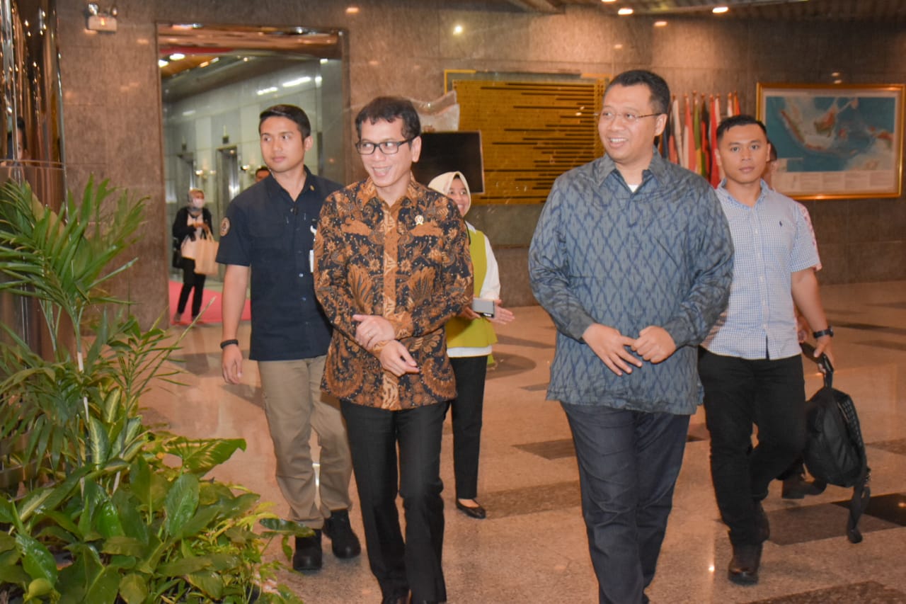Gubernur NTB bertandang ke Kantor Kementerian Pariwisata dan Ekonomi Kreatif