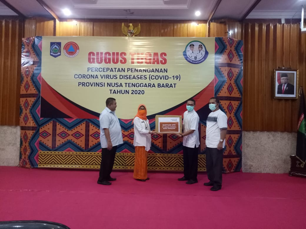 PIHAK SWASTA IKUT GOTONG ROYONG TANGANI COVID-19 DI NTB