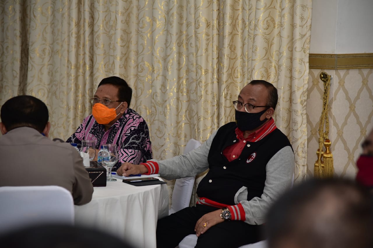 GUBERNUR BERSAMA FORKOPIMDA SINERGI MAKSIMALKAN  PENANGANAN COVID-19 DI NTB