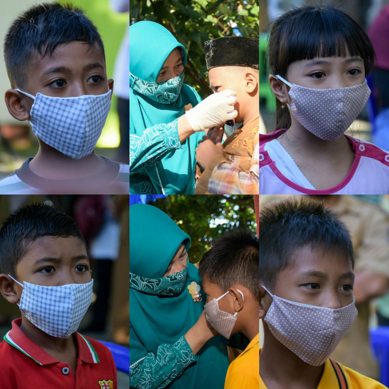 AYO LINDUNGI ANAK-ANAK DARI COVID-19 DENGAN MASKER