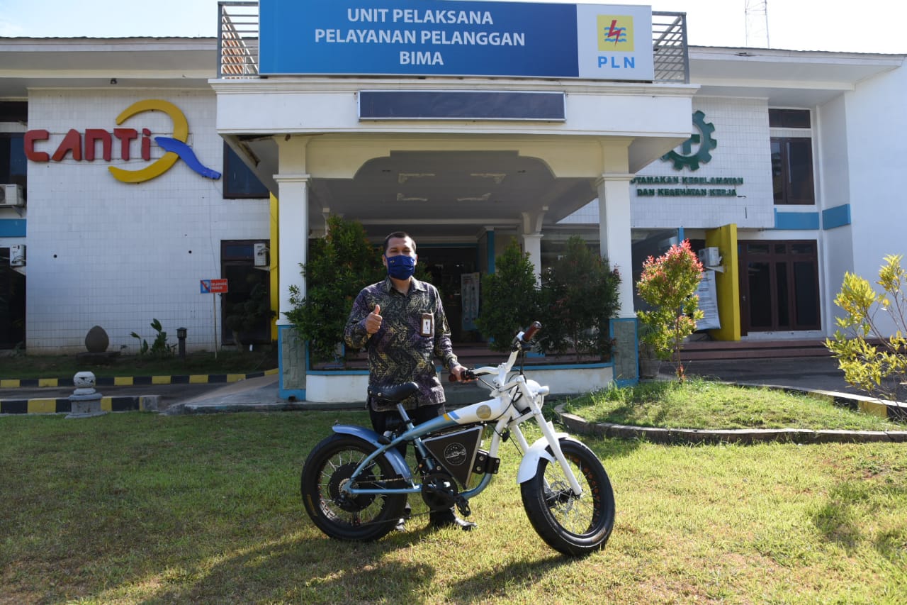 SEPEDA LISTRIK "Matric-B" RAMAIKAN PRODUK TEKNOLOGI BUATAN NTB