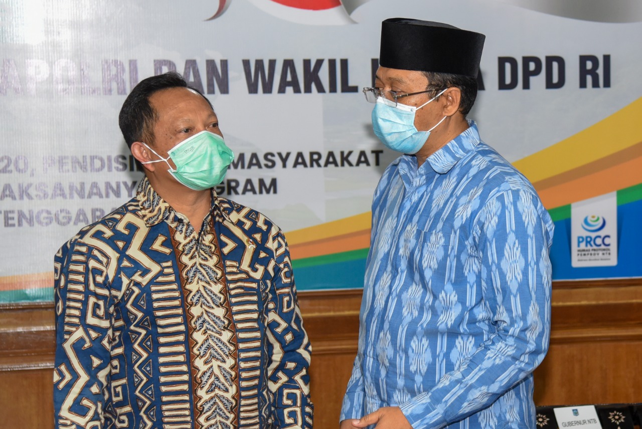 MENDAGRI OPTIMIS NTB MAMPU SUKSESKAN PILKADA SERENTAK 2020