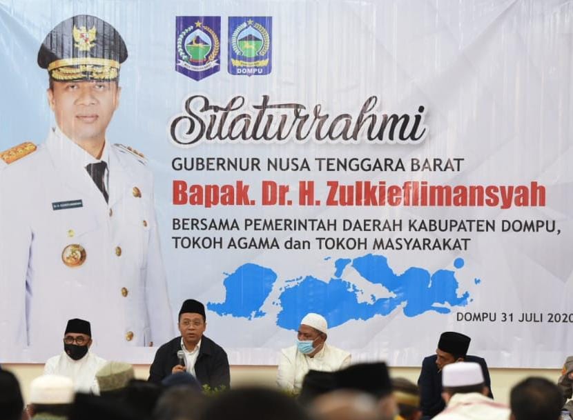 GUBERNUR JEMPUT LANGSUNG ASPIRASI MASYARAKAT DI DOMPU