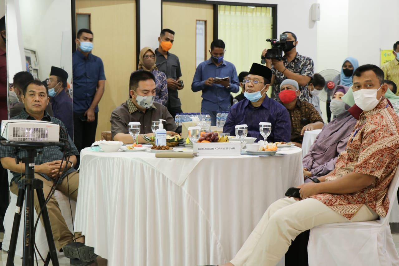 JADI EPISENTRUM PENYEBARAN COVID-19, KOTA MATARAM DIBERI PERHATIAN EKSTRA