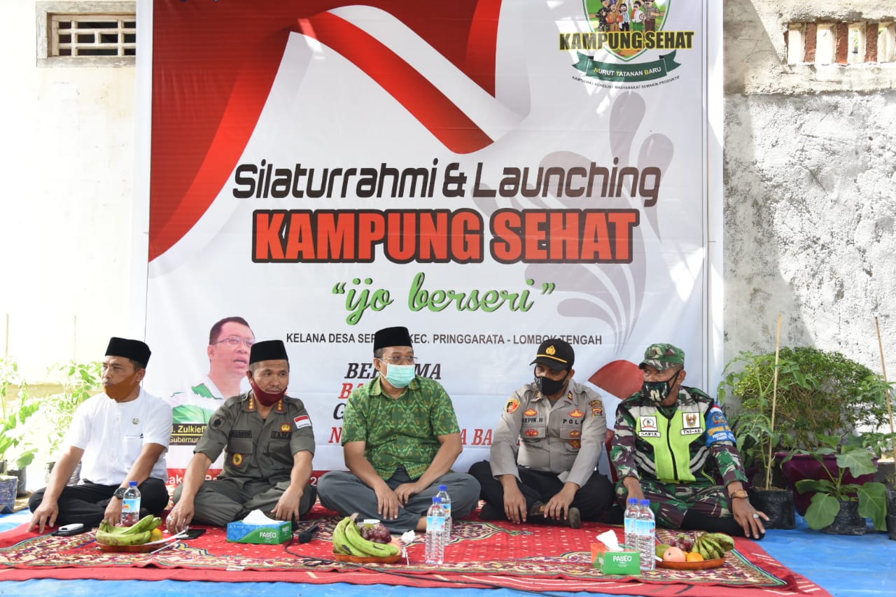 GUBERNUR LUNCURKAN KAMPUNG SEHAT KELANA "IJO BERSERI"