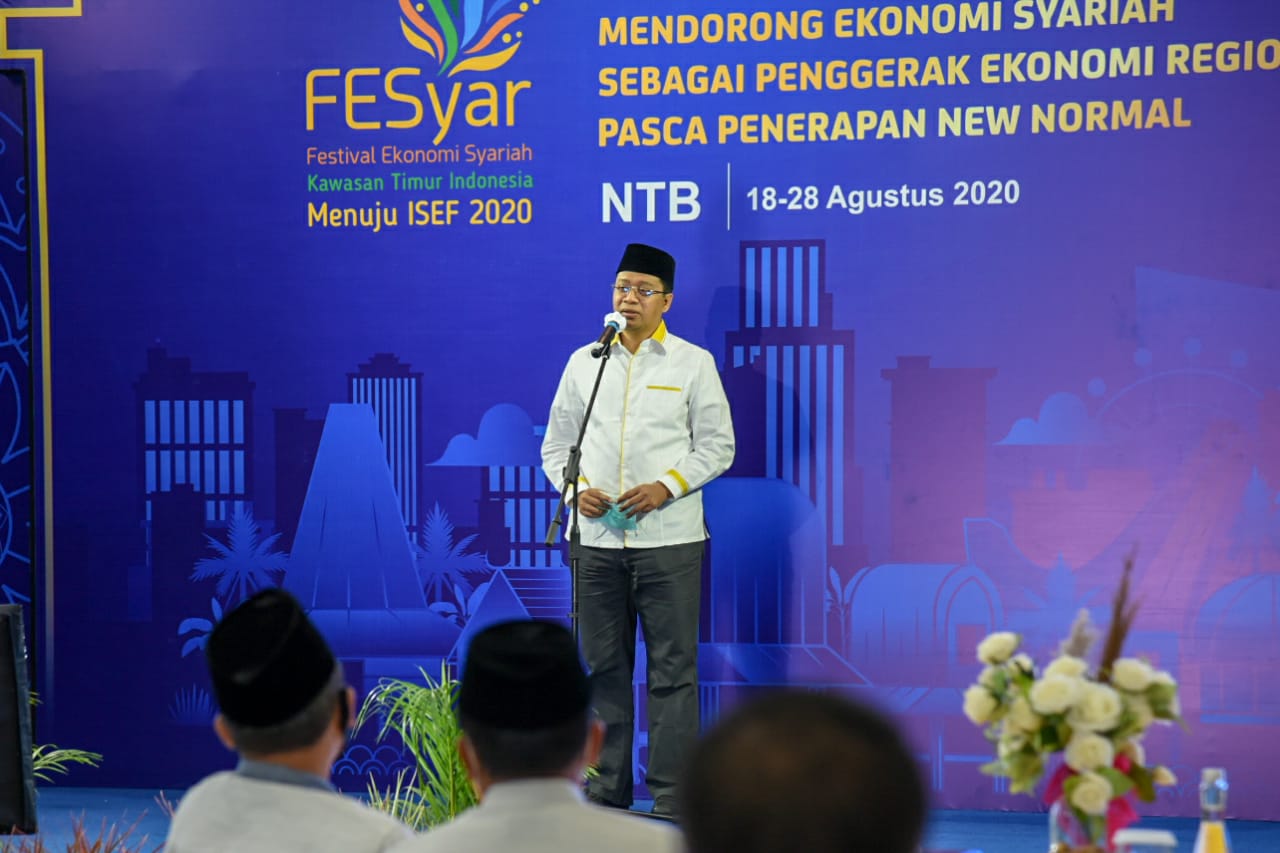FESyar KTI 2020 RESMI DIBUKA, GUBERNUR MINTA EKOSISTEM SYARIAH DI NTB HARUS DIASAH