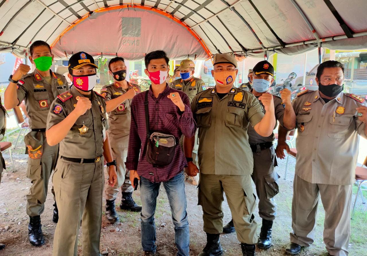 KASAT POL PP SAMPAIKAN PERMOHONAN MAAF