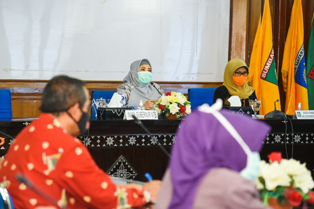 WAGUB : DENDA BUKAN TUJUAN KITA, NAMUN SEMUA MASYARAKAT NTB DIHARAPKAN PAKAI MASKER