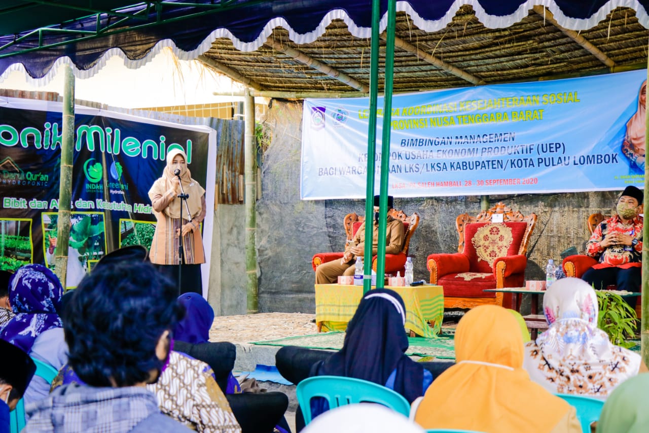 WARGA BINAAN LKS/LKSA DIBERIKAN BIMBINGAN MANAJEMEN KELOMPOK USAHA EKONOMI PRODUKTIF