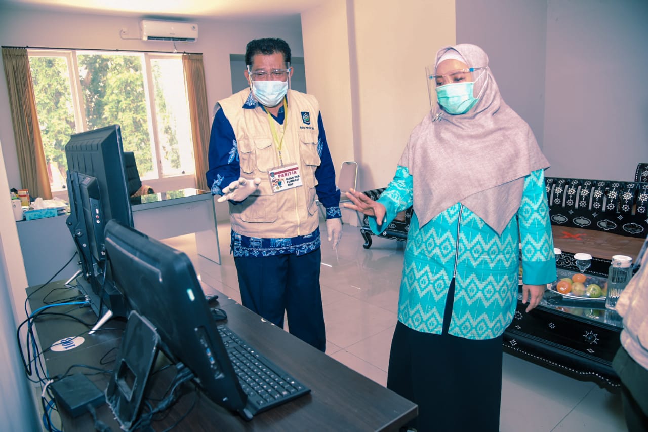 PASTIKAN PENERAPAN PROTOKOL KESEHATAN, WAGUB TINJAU TES SKB CPNS