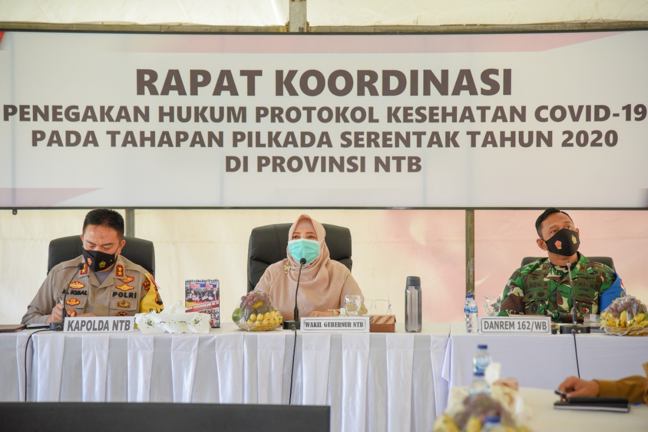 WAGUB : JANGAN SAMPAI MUNCUL KLASTER PILKADA DI NTB