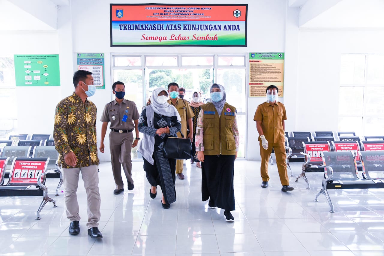 WAGUB KUNJUNGI PUSKESMAS, BERI SEMANGAT GARDA TERDEPAN PEJUANG KESEHATAN
