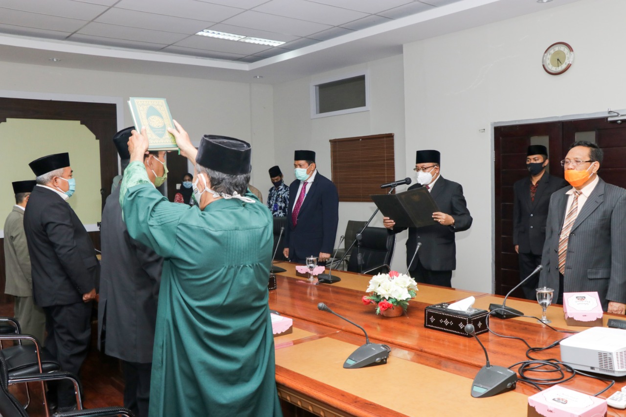 SEKDA LANTIK EMPAT PEJABAT DI LINGKUP PEMPROV NTB