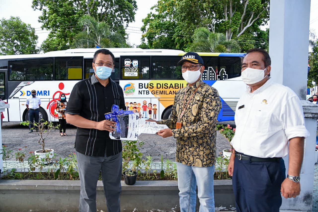 PROVINSI NTB KINI PUNYA BUS KHUSUS UNTUK PENYANDANG DISABILITAS