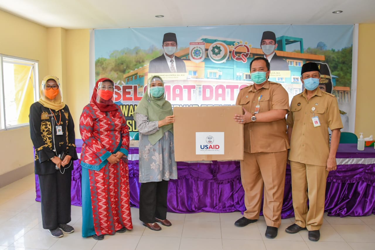 KUNJUNGI RSUD ASY-SYIFA KSB, WAGUB INGATKAN PENERAPAN PROTOKOL KESEHATAN