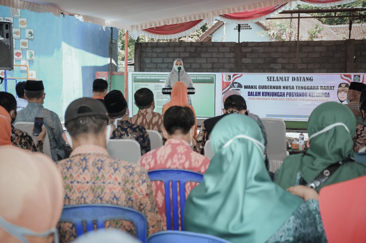 MASYARAKAT NTB RASAKAN MANFAAT POSYANDU KELUARGA