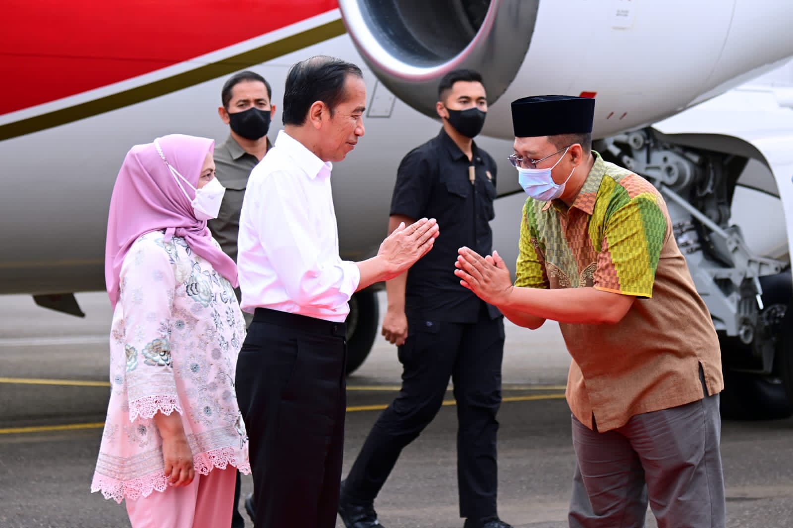 Gubernur NTB Sambut Kunker Presiden Jokowi di Kabupaten Bima