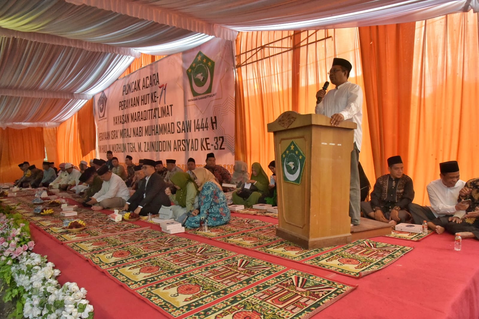 HUT Marraqitta’alimat, Gubernur Puji Sosok TGH.Hazmi Hamzar