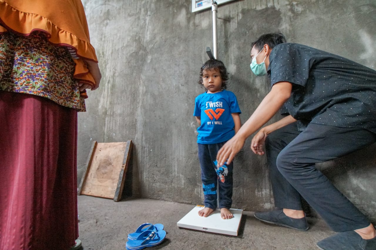 Fokus Tangani Stunting, Wakil Gubernur Kunjungi Tiga Posyandu Keluarga