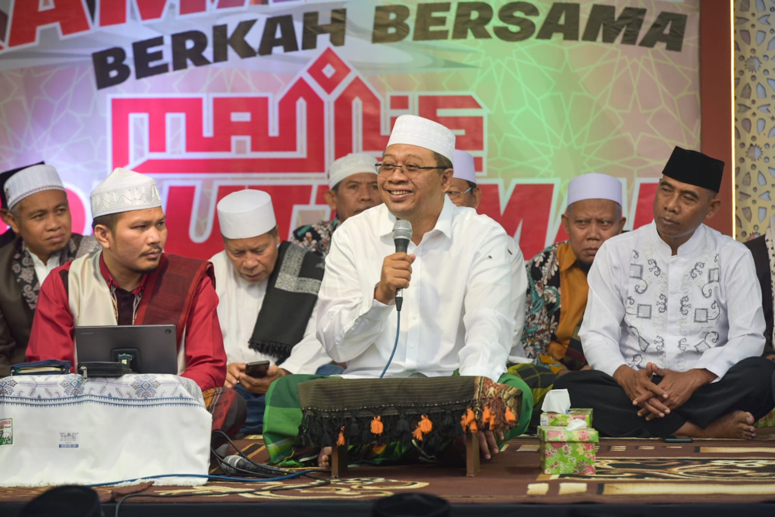 Hadiri Pertemuan Perdana Majelis Badruttamam, Gubernur Sampaikan Motivasi Hidup