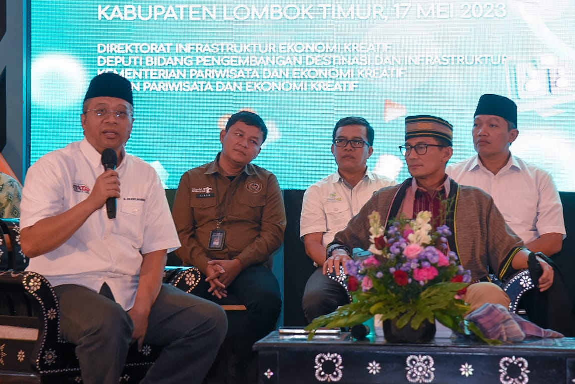 Gubernur NTB Dampingi Menparekraf Temui Pelaku Ekonomi Kreatif