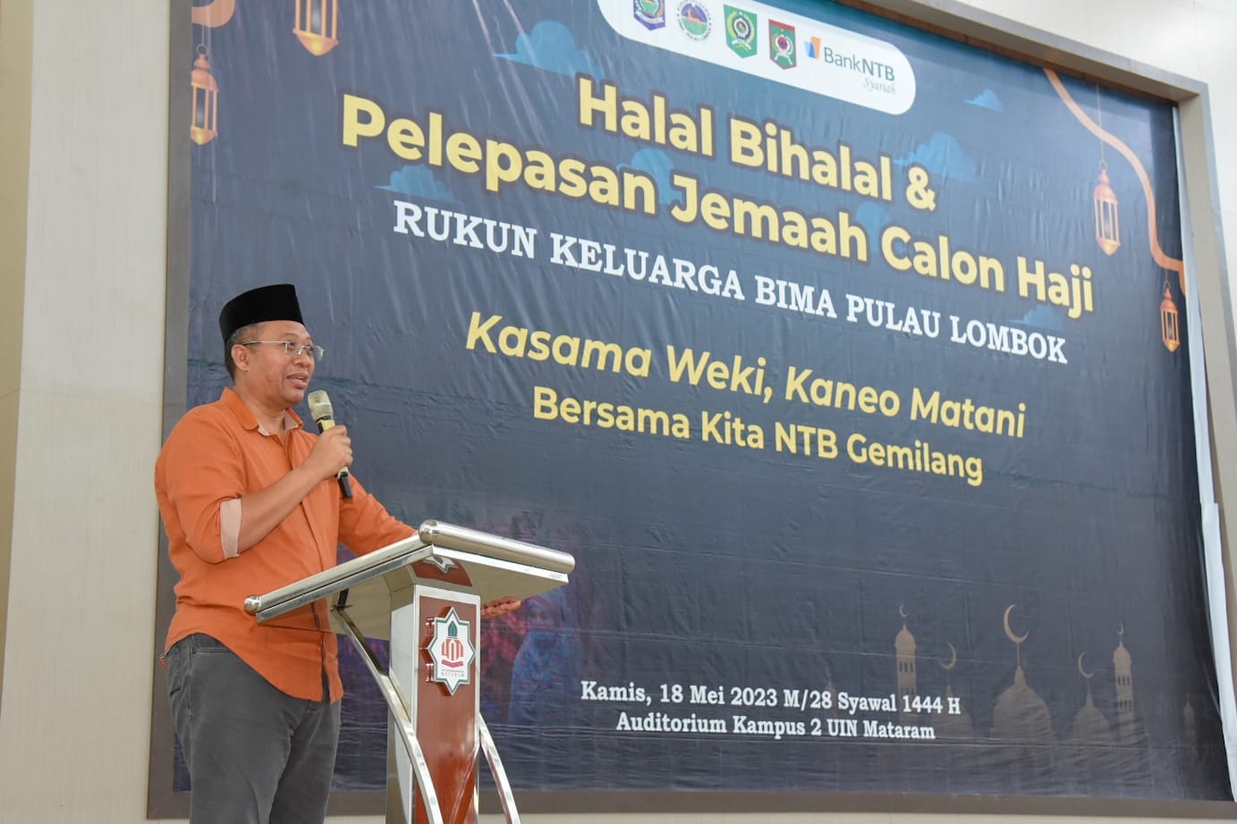 Gubernur NTB Lepas Jemaah Calon Haji Sekaligus Halal Bihalal Bersama RKB Lombok
