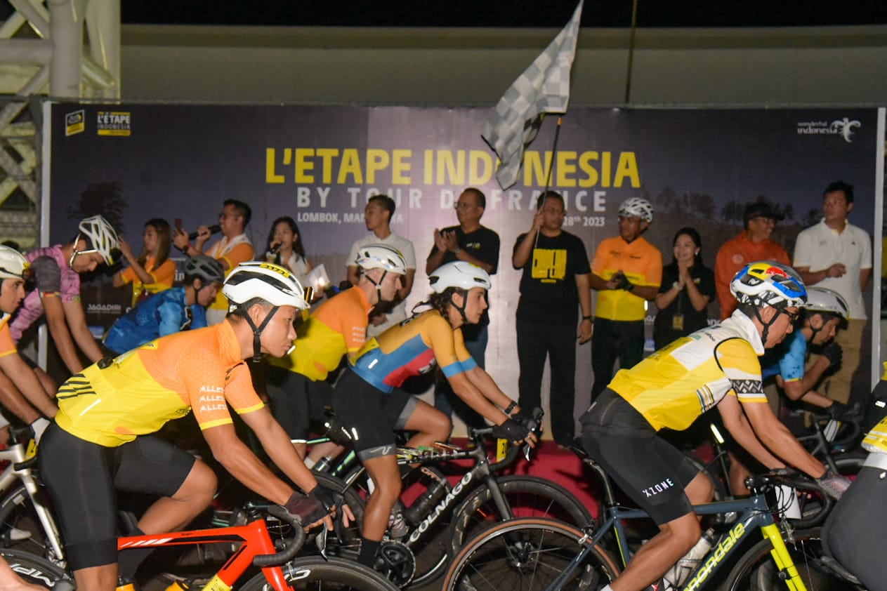 Gubernur Lepas Peserta L’etape Indonesia di Mandalika