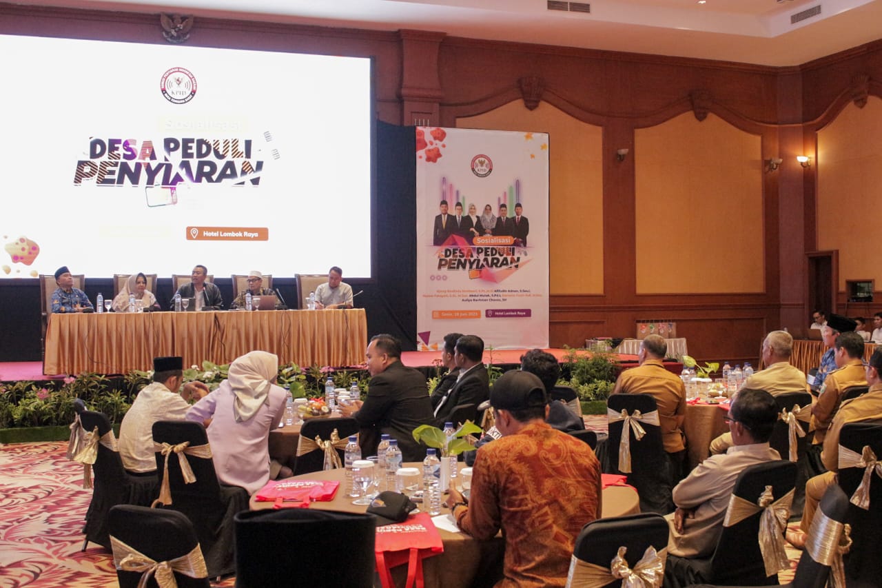 Sosialisasi Desa Peduli Penyiaran, Gubernur Dukung KPID NTB Semakin Kreatif dan Inovatif