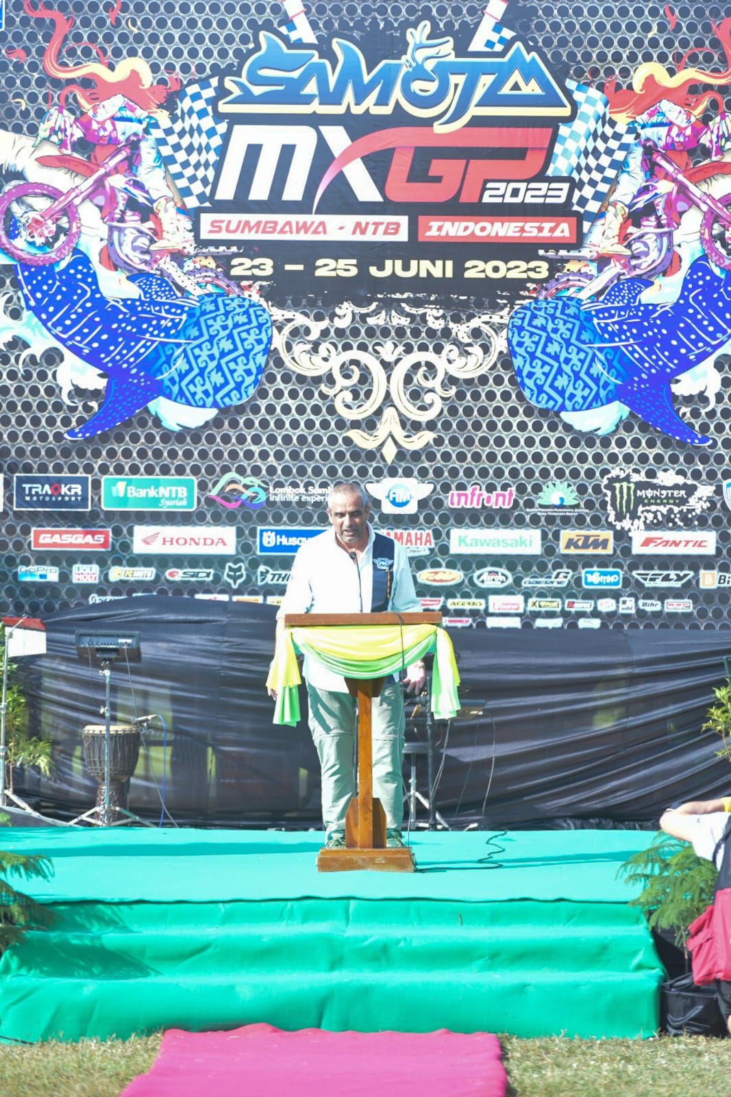 Disambut Antusias Masyarakat, Welcome Ceremony MXGP Sumbawa Berlangsung Meriah