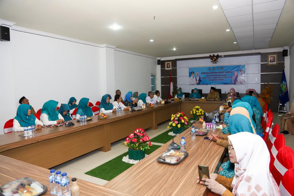 Raih Predikat Kabupaten Layak Anak, TP PKK NTB Perkuat Kolaborasi Dengan Pemkab Dompu