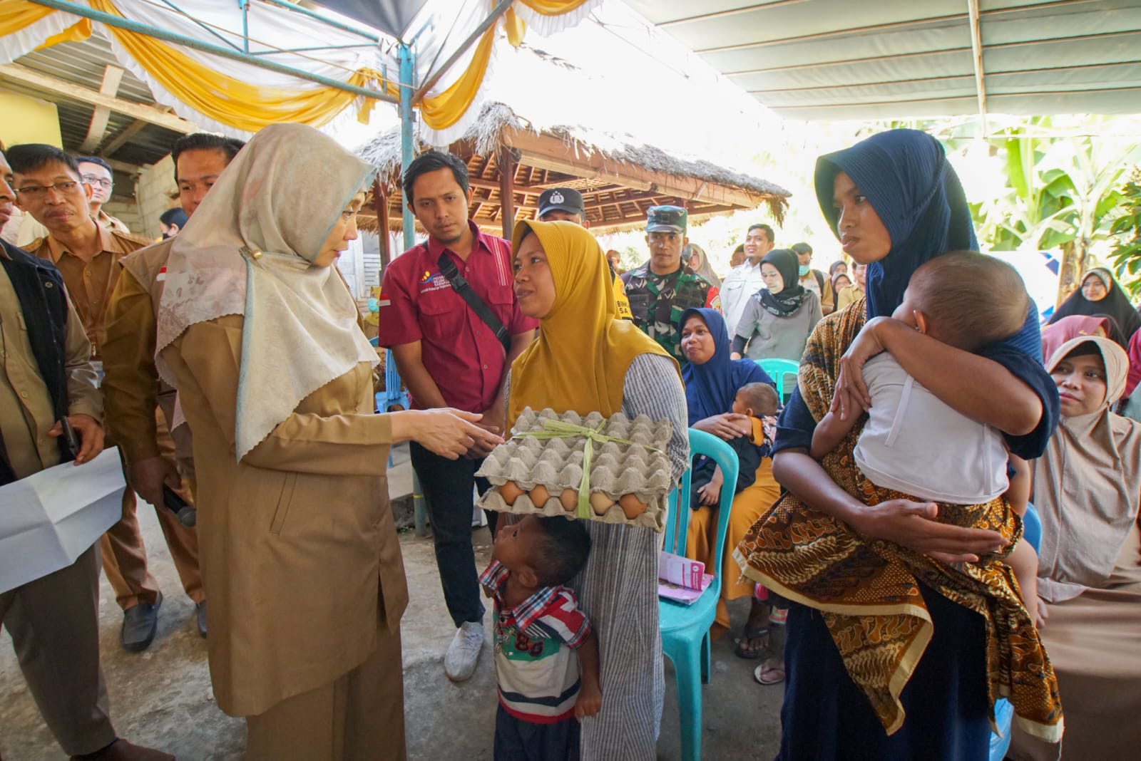 Tinjau Bhakti Stunting, Wakil Gubernur Minta Orang Tua Jaga Asupan Makanan Anak