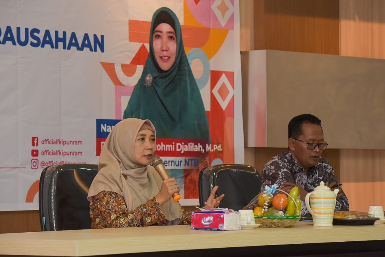 Kuliah Umum Kewirausahaan, Wagub NTB Motivasi Mahasiswa Jadi Wirausaha Sukses