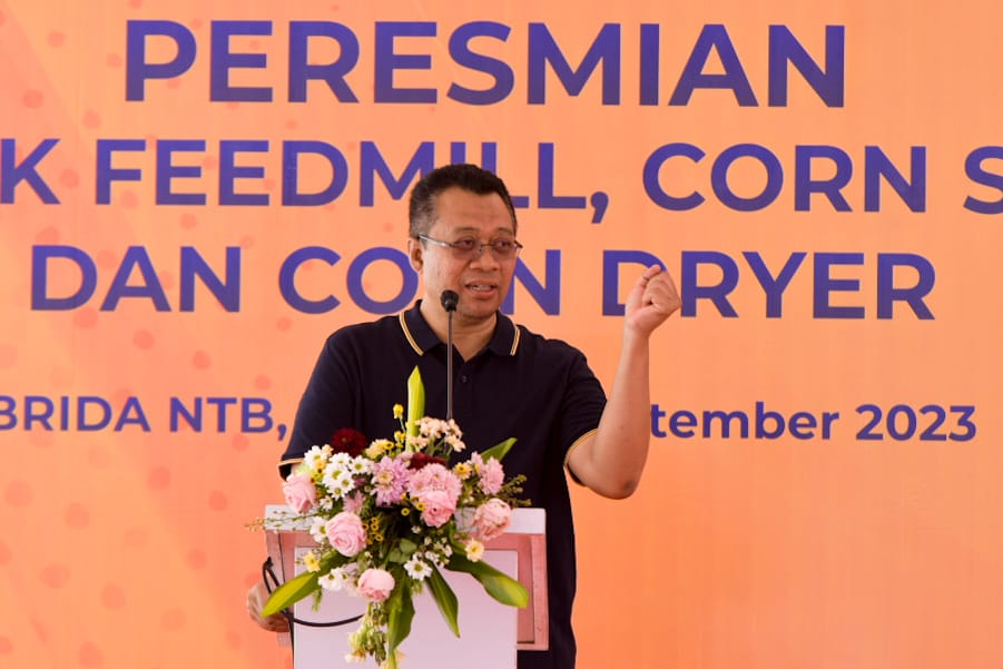 Resmikan Pabrik Feedmill, Gubernur Optimis Industri Pakan Akan Berkembang di NTB