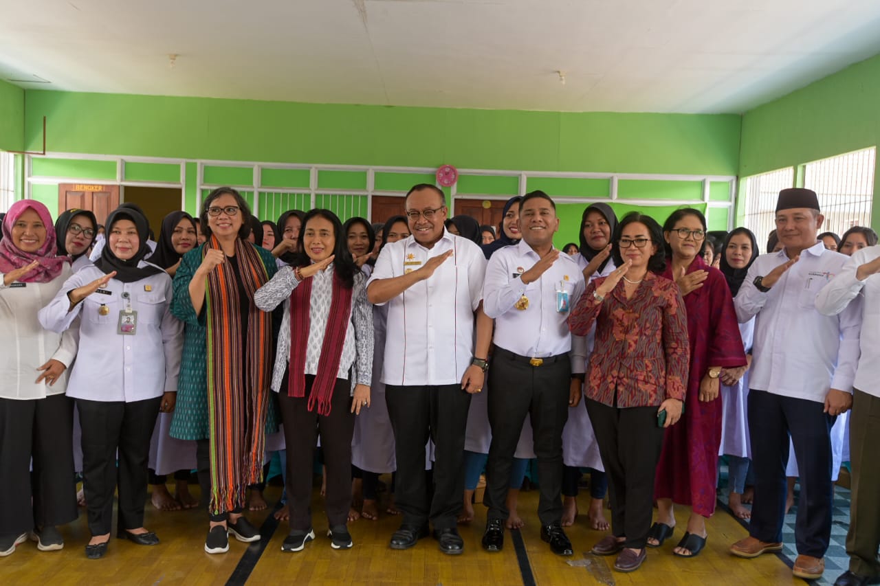 Menteri PPPA dan Pj Gubernur NTB Kunjungi Lapas Perempuan Mataram