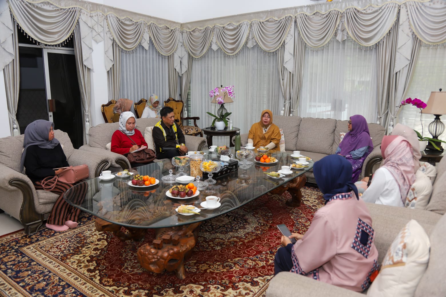 Bunda Lale Sambut Pj Ketua Dekranasda Kota Bau Bau